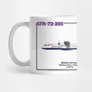 Avions de Transport Régional 72-200 - British Airways "Chelsea Rose / England" (Art Print) Mug